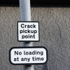 ‘Crack pickup point’: East London residents create road signs to sh...